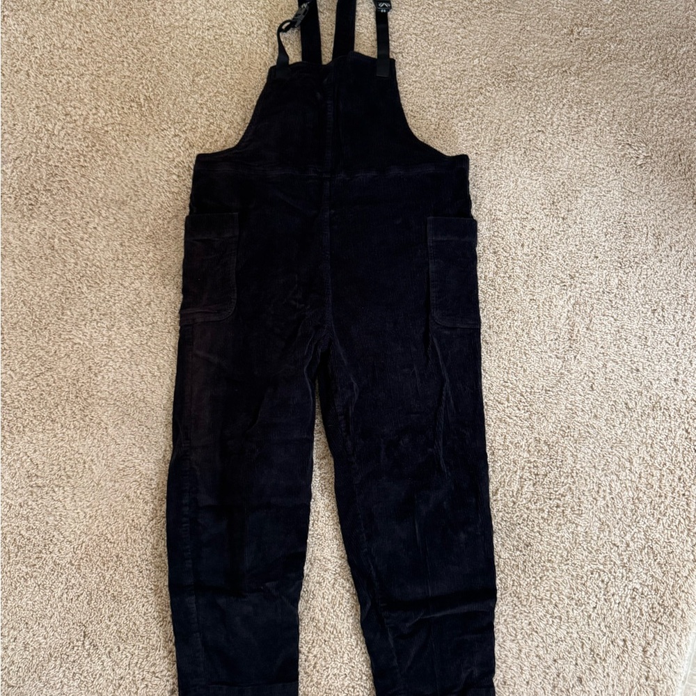 Kavu Black Corduroy Overalls